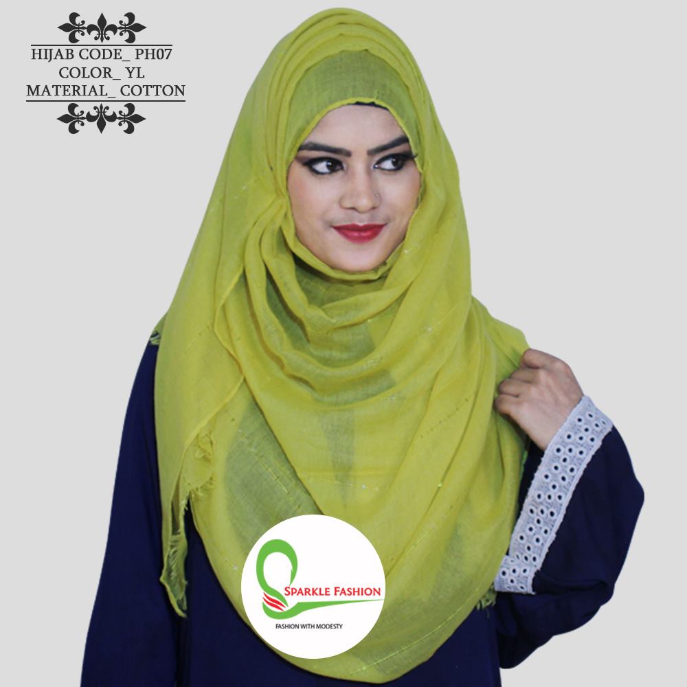 Plane Hijab Cotton01